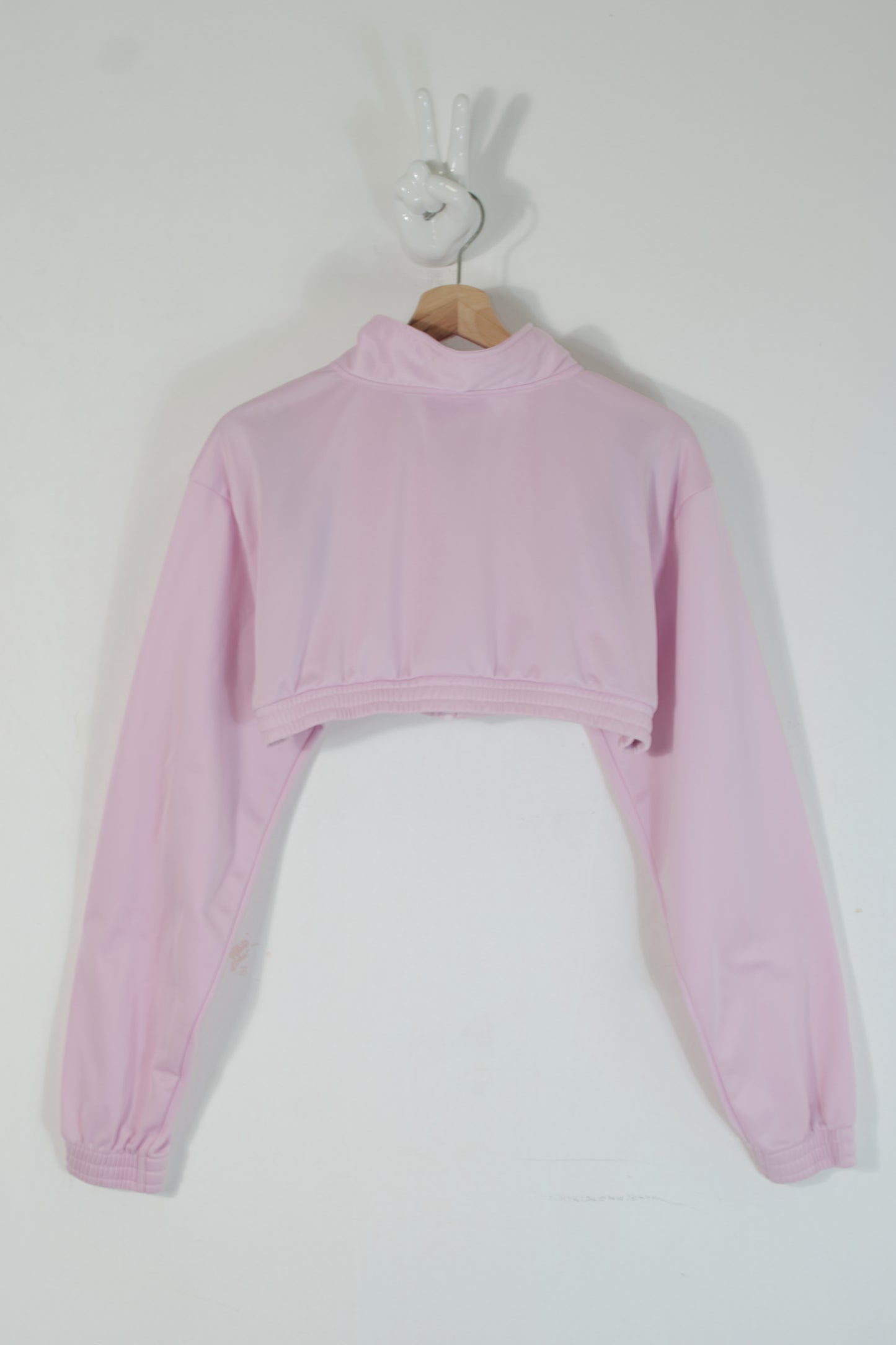 Chaqueta Crop Reworked Rosa