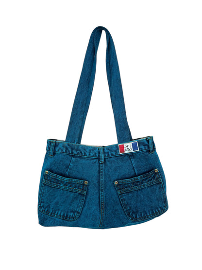 Bolso Reworked Reversible Blue Denim