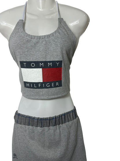 SET Reworked Top + Falda Hilfiger