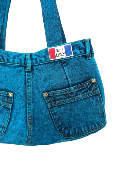 Bolso Reworked Reversible Blue Denim